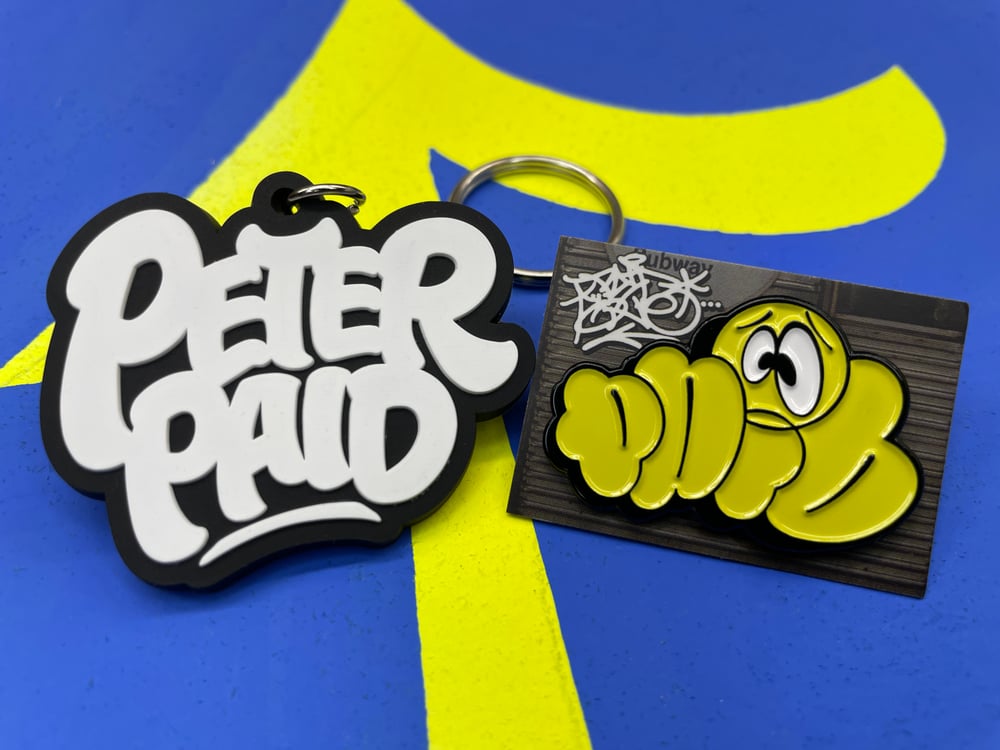 Image of Paid - Throw Up Pin & Keychain Combo