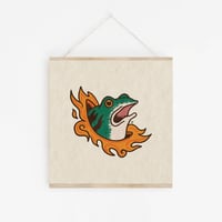 Image 2 of Frog Portal Face - Art Print