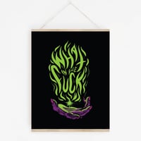 Image 2 of What the F*CK Wizard - Art Print