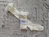 Embroidered Net Lace Topped OTKs (Ivory)