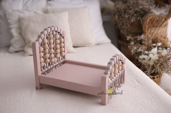 Image of « coral bed NB up to sitter in brushed pink - pre order »
