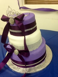 Image 2 of Custom Wedding cakes cont