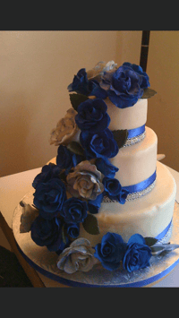Image 1 of Custom Wedding cakes cont