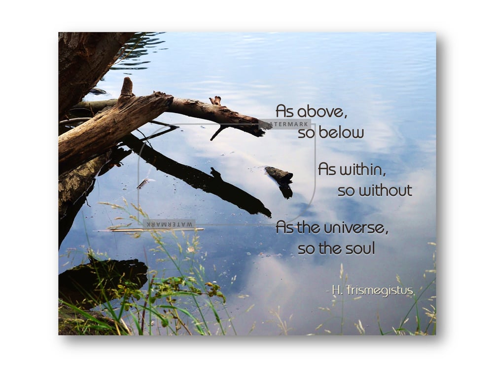 Image of As Above so Below, Canvas Print
