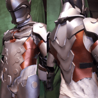 Genji Overwatch foam Cosplay TEMPLATES full armor