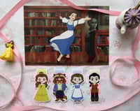 Image 1 of BEAUTY AND THE BEAST BOOKMARKS + PRINT