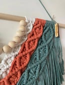 Image 2 of Tri-color macrame wall hanging