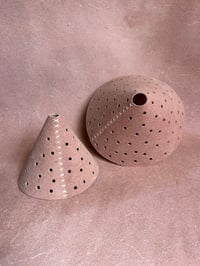 Image 1 of Small Perforated leather shade 