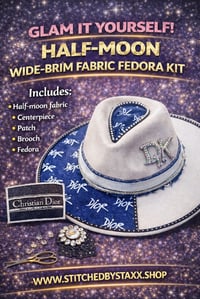 Half Moon  GIY Wide Brim  Fabric Kit