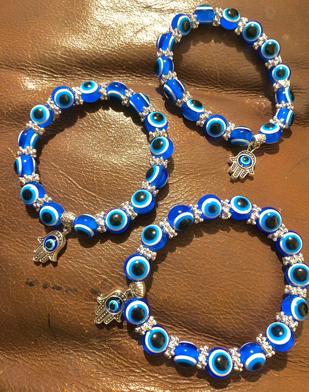 Image of Hamsah & Evil Eye Charm Bracelets 