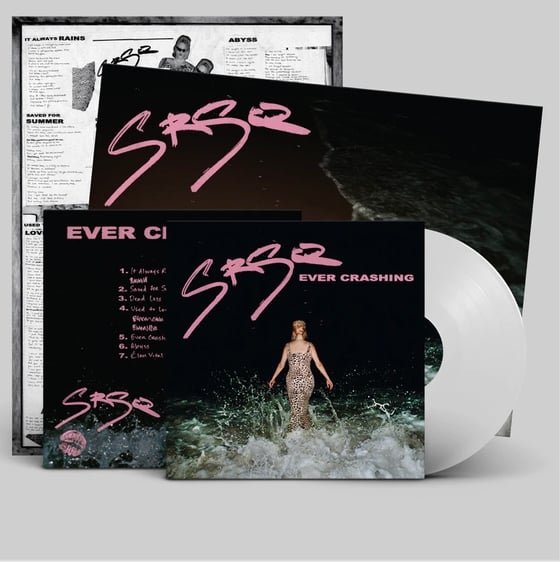 Image of SIGNED EVER CRASHING LP ltd edition Opaque White 