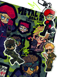 Image 1 of MGS 3 STICKER SET/KEYCHAINS