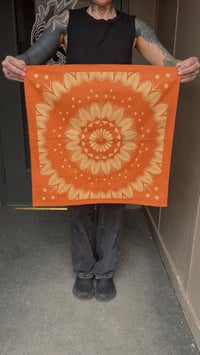 *burnt orange* bandana 