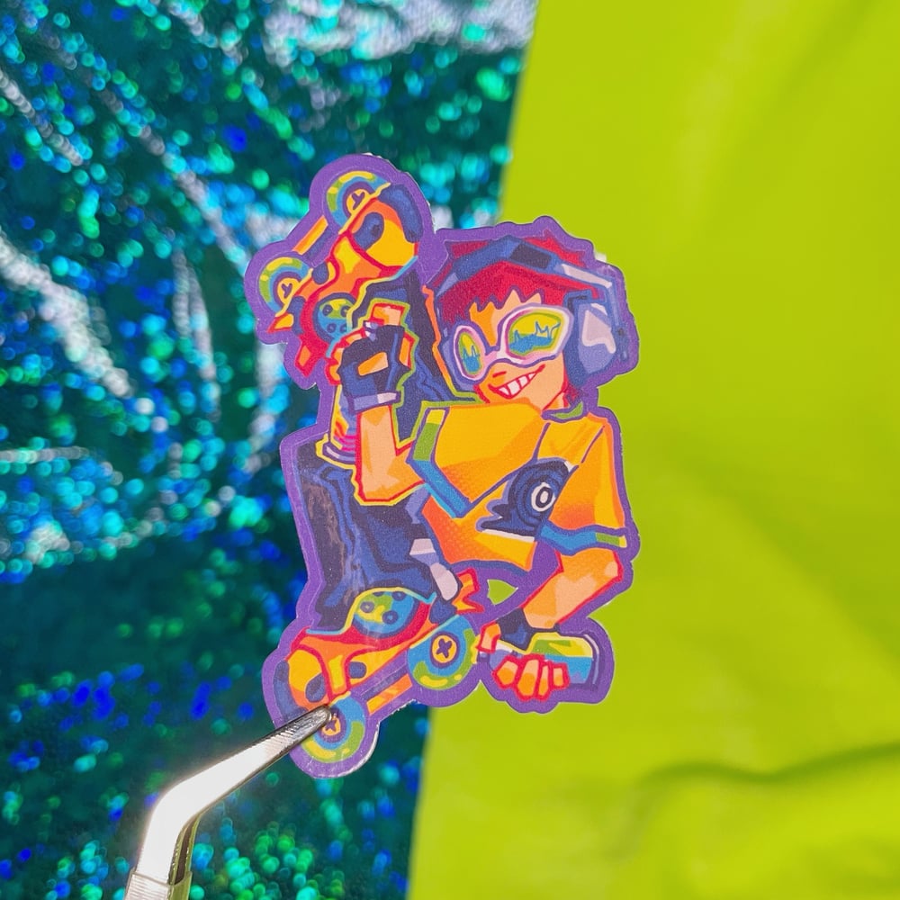 beat jet set radio charm and sticker