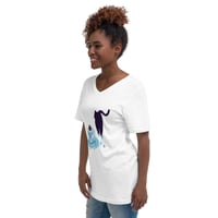 Image 3 of Shitty Kitty V-Neck T-Shirt