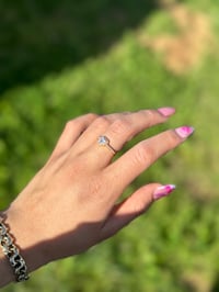 Image 2 of Gold Marigold Sterling Silver Ring