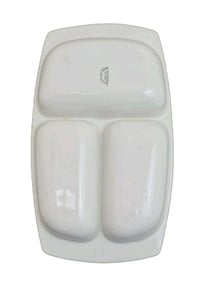 Image 6 of Vtg 1930s Serving Dish Vegetable Design Kelsboro Ware Yellow Tableware Platter