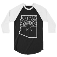 Image 1 of AZ Rebel Rouser 3/4 sleeve raglan shirt