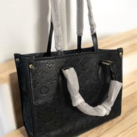 BLACK LV LARGE HANDBAG