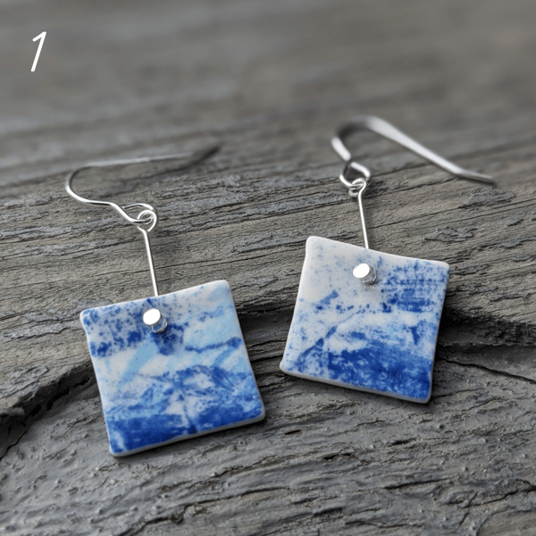 Image of Seascape Drop Earrings