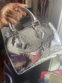 Silver lv bag