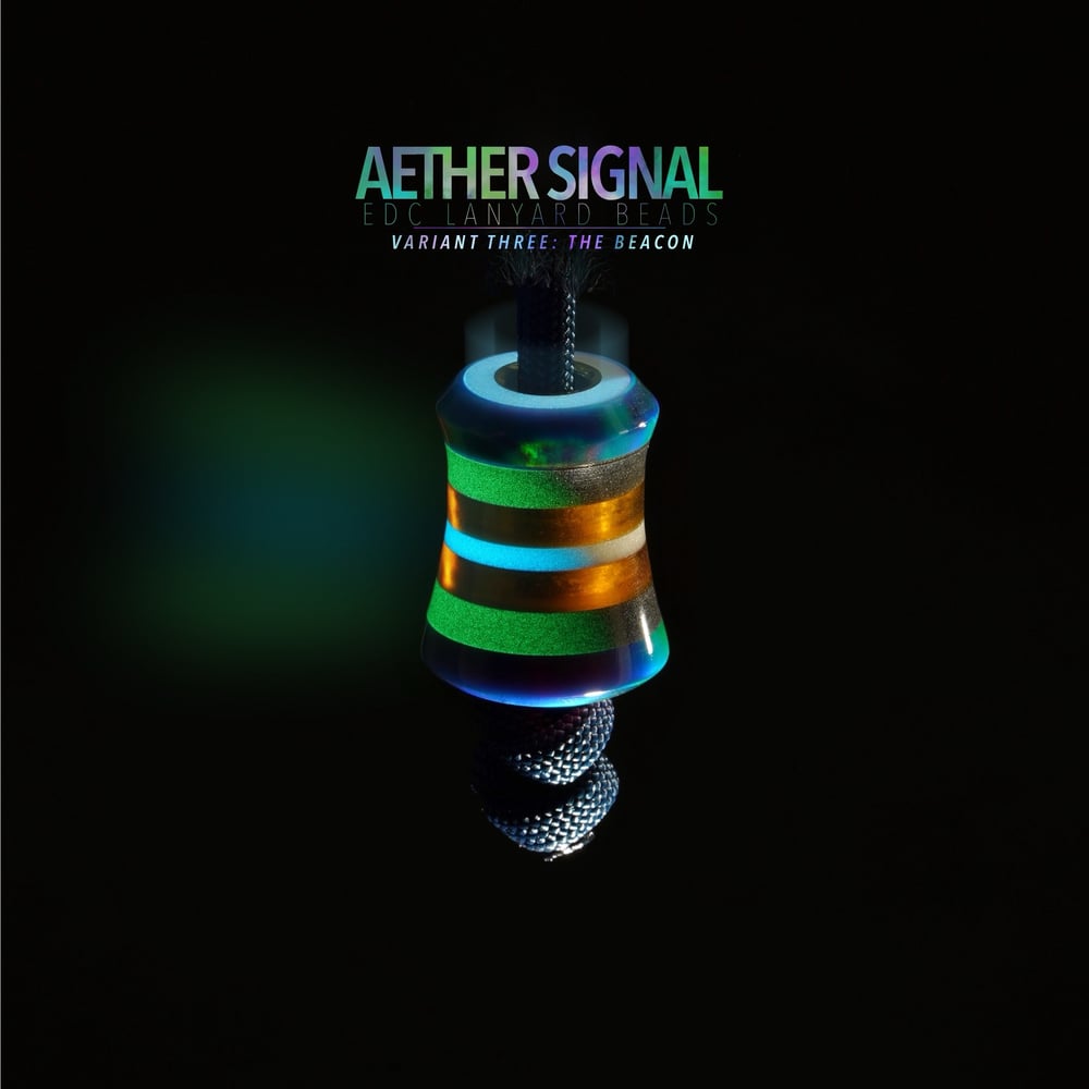 Aether Signal EDC lanyard bead (GLOW)