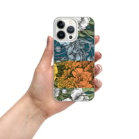 Image 20 of Art Nouveau Inspired Colorful Quartet Boho Hippie Floral Sketch Clear Case for iPhone®