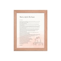 Image 1 of Dear Husband (There's A Life In The Future) Framed poem