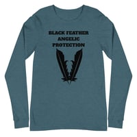 Image 1 of Women BLACK FEATHER Long Sleeve Tee