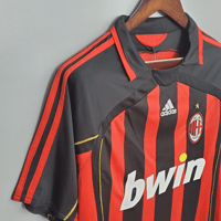 Image 5 of Ac Milan 06/07 Retro Home Jersey
