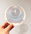 Jerry Jaspar 1986 Laughing Jack 6" Window Sticker