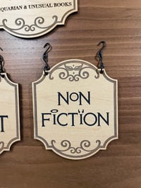 Image 4 of Individual signs for Good Omens bookshelf dividers
