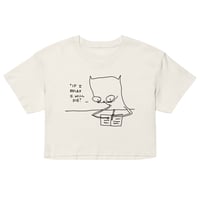 Image 8 of Women’s crop top IF I RELAX 