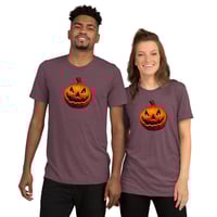 Image 9 of Short Sleeved T-shirt (Adult M/F) - Classic Jack O Lantern