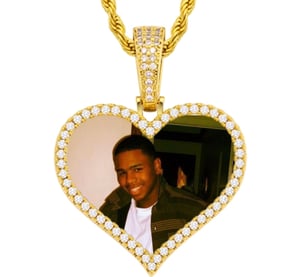 Heart picture pendant 