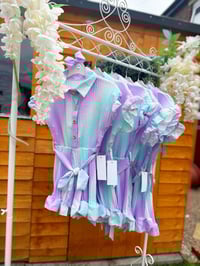 Image 1 of Girls Blue&Lilac Ombré Playsuit 