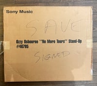 Image 4 of OZZY OSBOURNE NO MORE TEARS PROMO CARDBOARD STAND UP DISPLAY SIGNED BY OZZY!!!