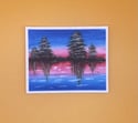 Winter Tree Landscape Sticker