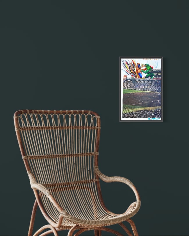 Godzilla Vs. Kong-Original Painting 