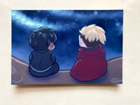 Vash and Wolfwood Stargazing Print