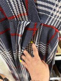 Image 4 of plaid tie jumper 