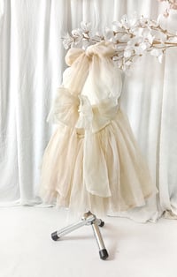 Image 4 of Betty tulle dress size 2-4 years | photo props | light peach