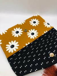 Image 4 of Mustard Daisy Envelope Clutch