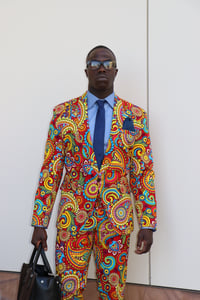 Image 1 of The ekow blazer- paisley 