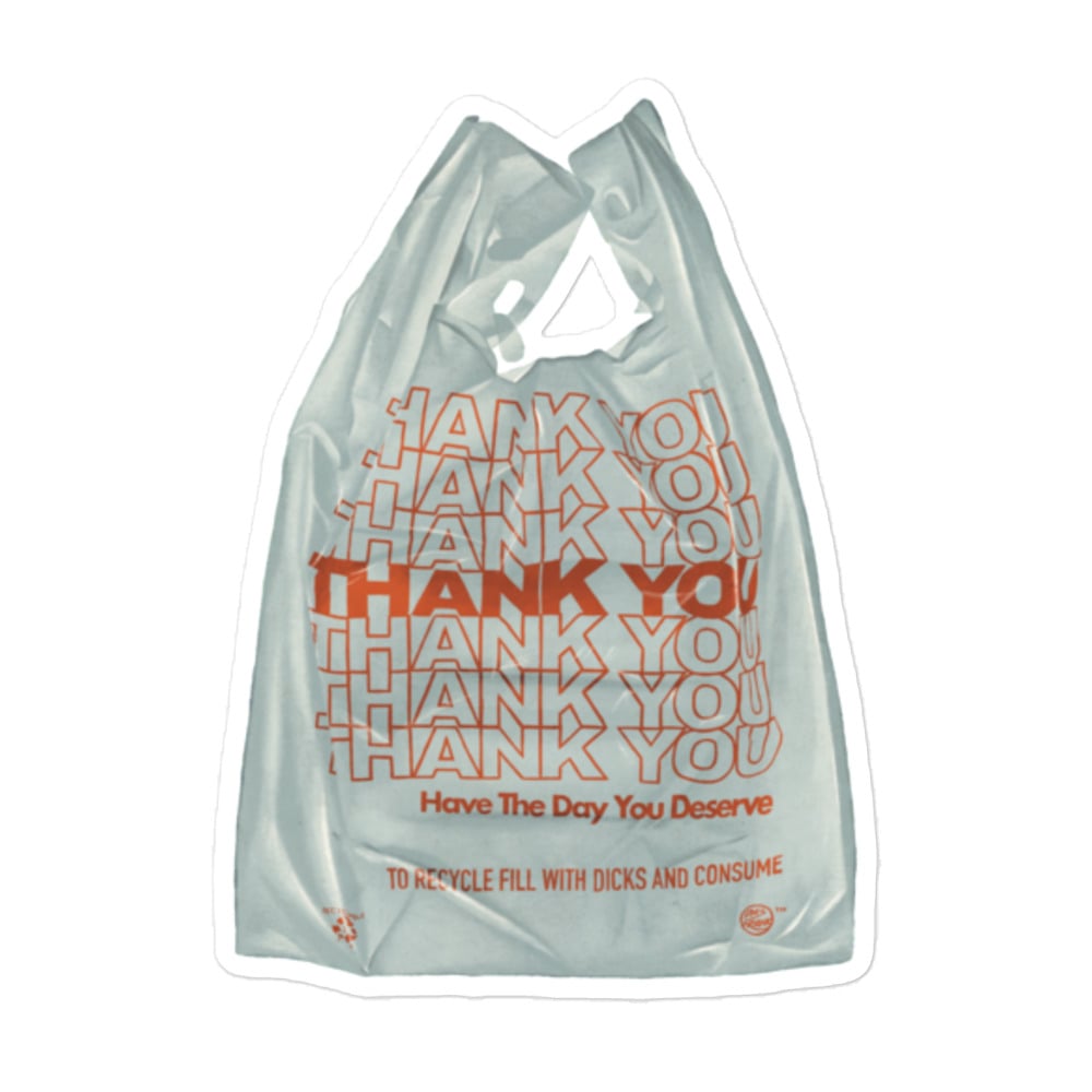 Plastic Bag Sticker