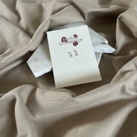 Image 4 of #19 Teeny Dimple Drop Earrings 