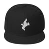 Ghost House Logo Embroidered Black Snapback Hat