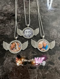 “Angel of mine” photo necklace 