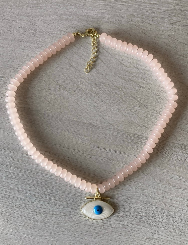 Image of Evil eye pendant necklace