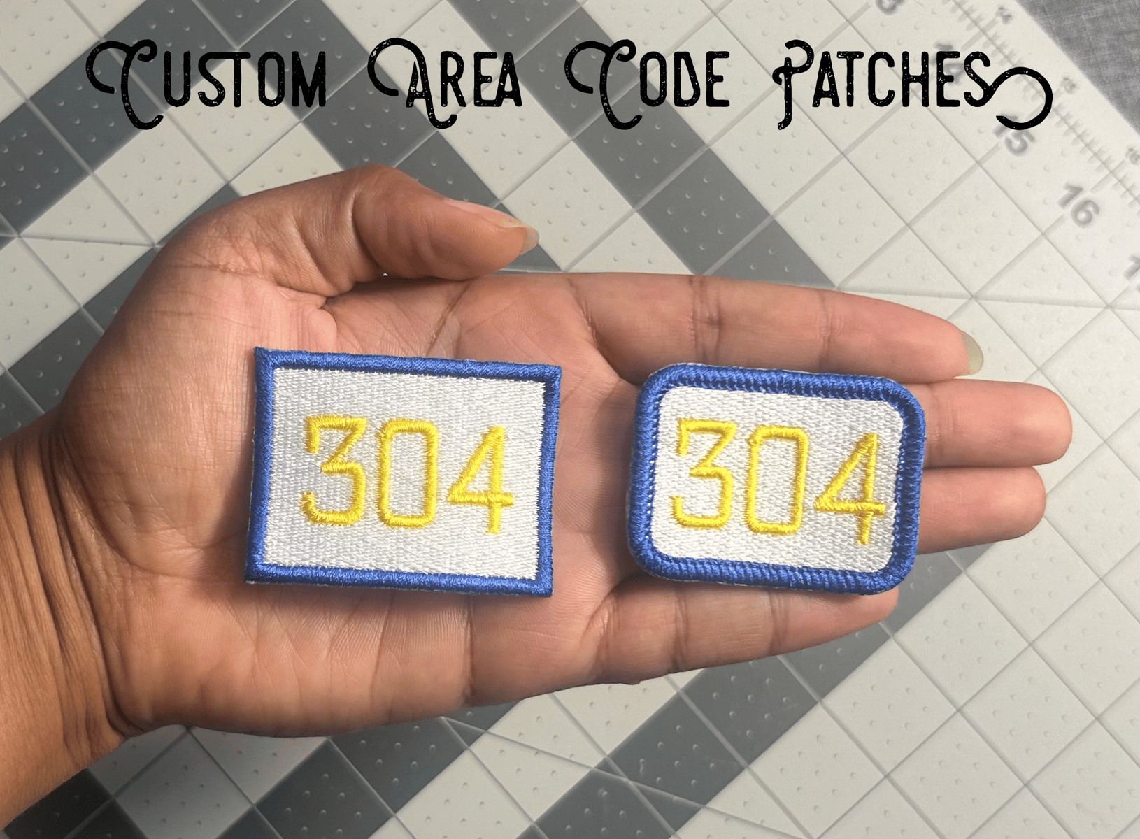 Custom Area Code Patch | Universal Sankofa
